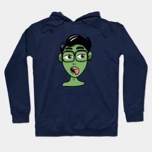 handsome alien Hoodie